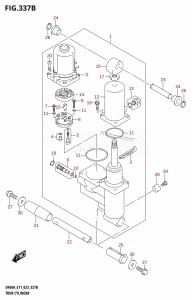 DF50A From 05003F-240001 (E01 E11)  2022 drawing TRIM CYLINDER ((DF40A,DF40ATH,DF50A,DF50ATH):(022,023))