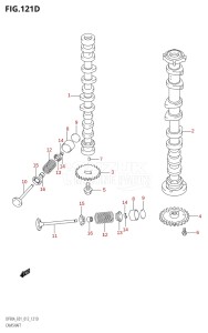 08002F-210001 (2012) 80hp E01 E40-Gen. Export 1 - Costa Rica (DF80A  DF80AT) DF80A drawing CAMSHAFT (DF70ATH:E40)