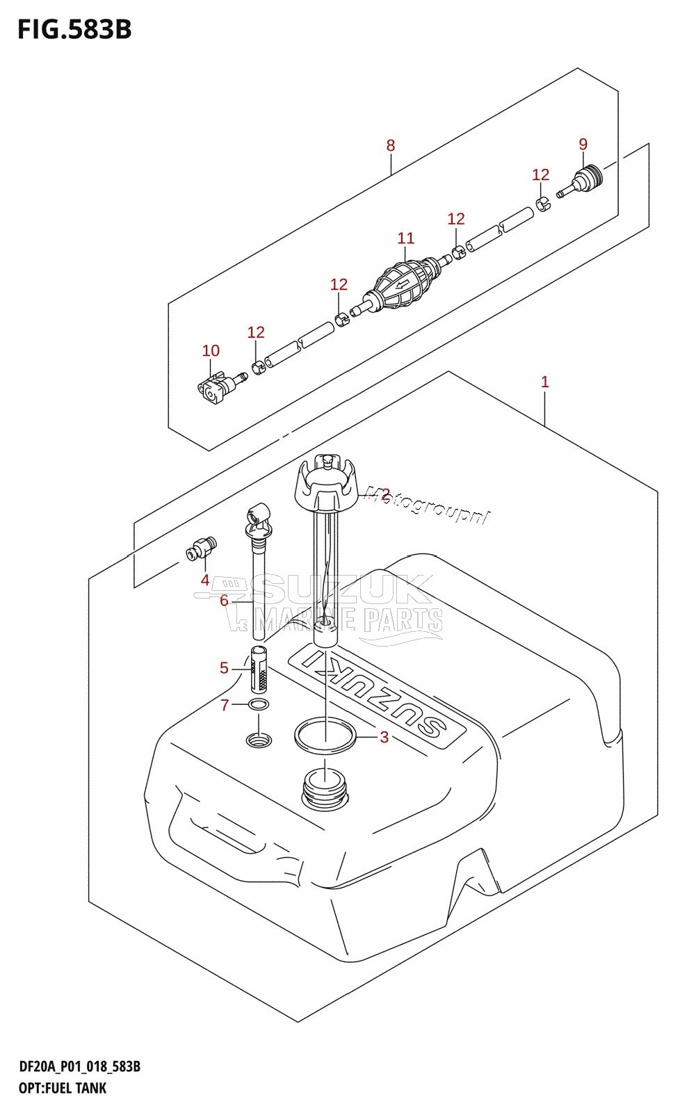 OPT:FUEL TANK (DF15AT,DF20A,DF20AR,DF20AT,DF20ATH)