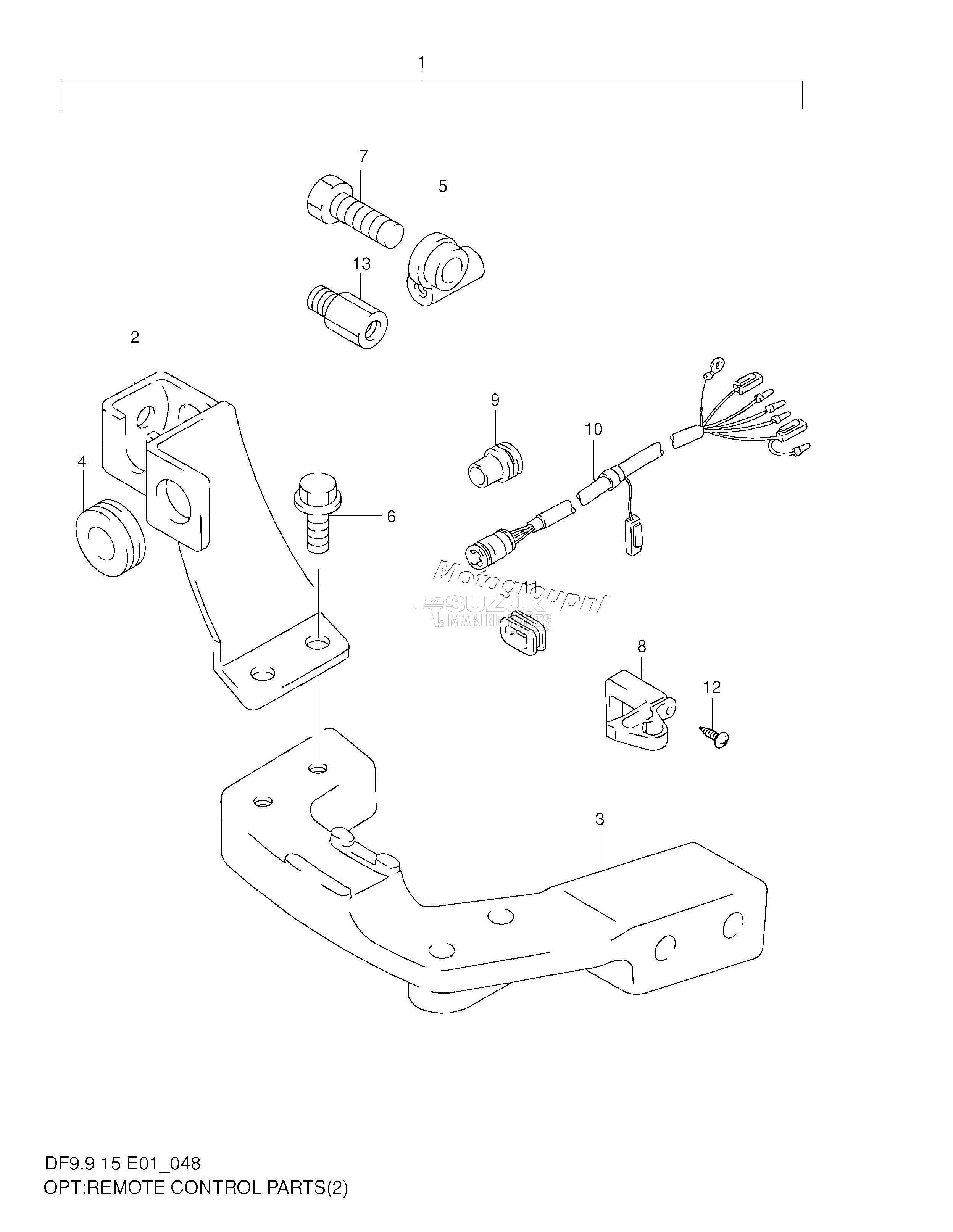 OPT:REMOTE CONTROL PARTS (*)