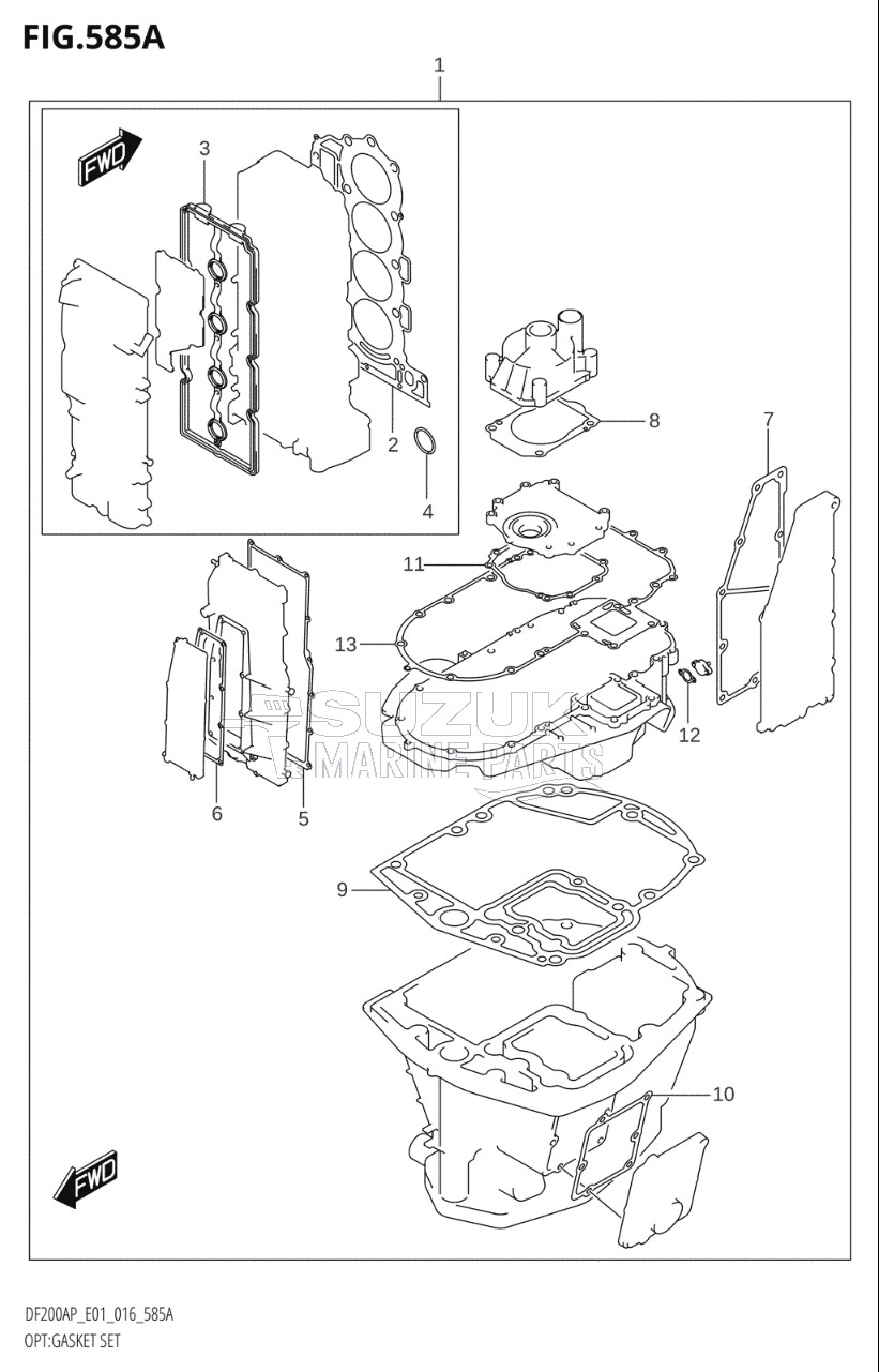 OPT:GASKET SET