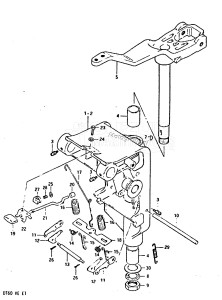 DT60 From 06001-401001 ()  1984 drawing SWIVEL BRACKET