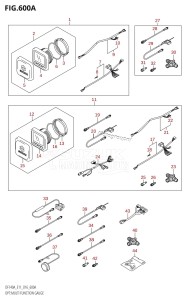 DF115AZ From 11503Z-610001 (E01 E3 E11 E40)  2016 drawing OPT:MULTI FUNCTION GAUGE