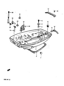 DT25 From 02503-301001-305315 ()  1983 drawing UNDER COVER