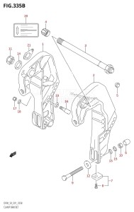 DF40 From 04001F-421001 (E01)  2004 drawing CLAMP BRACKET (K1,K2,K3,K4,K5,K6,K7,K8,K9,K10)