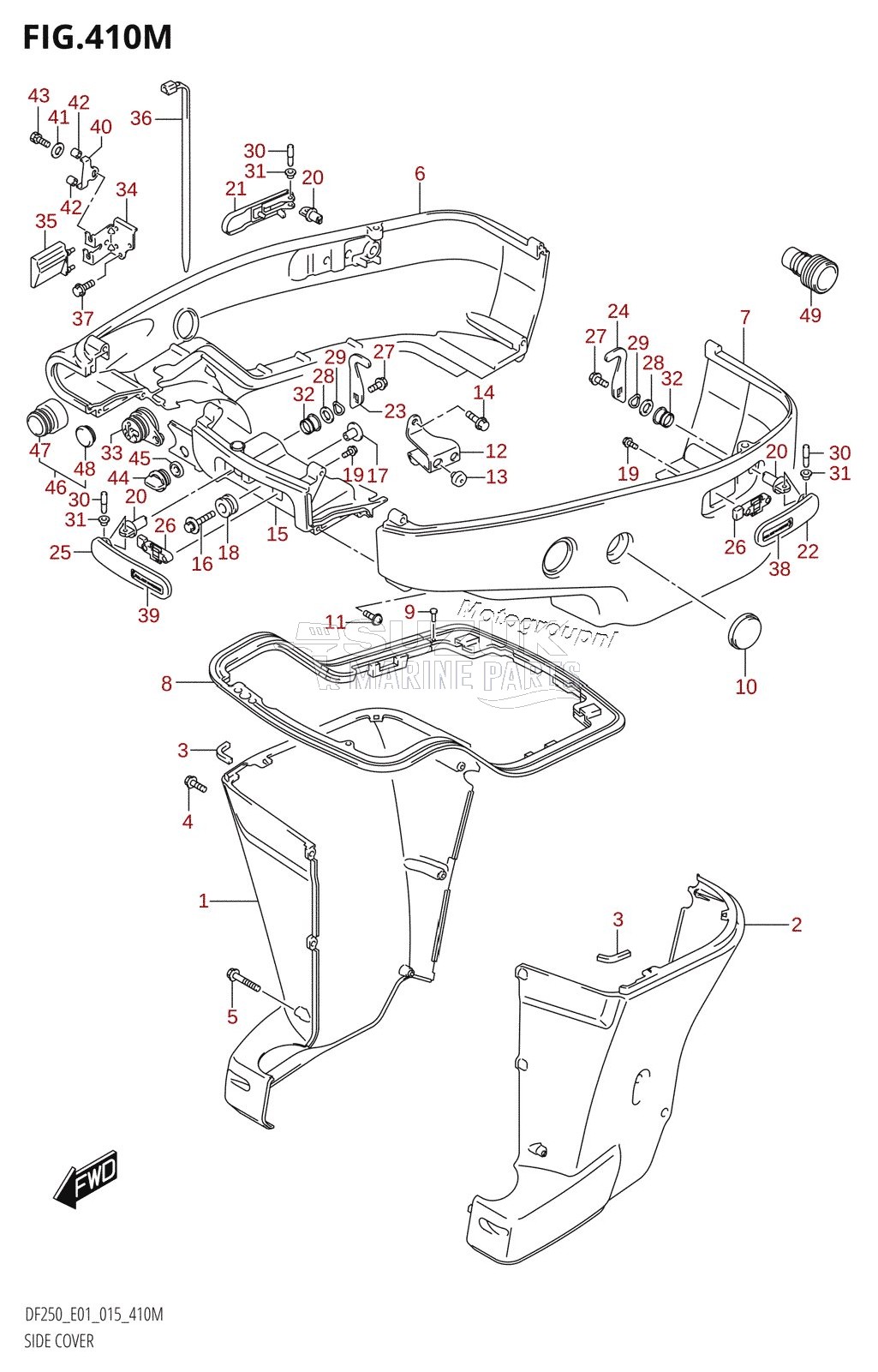 SIDE COVER (DF250Z:E40:(X-TRANSOM,XX-TRANSOM))