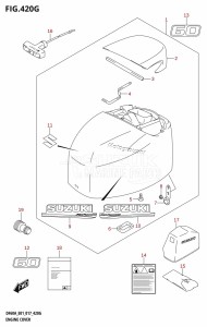 DF40A From 04004F-710001 (E34-Italy)  2017 drawing ENGINE COVER (DF60A:E01)