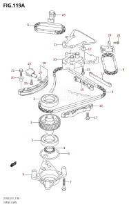 DF300 From 30002F-110001 (E01 E40)  2011 drawing TIMING CHAIN