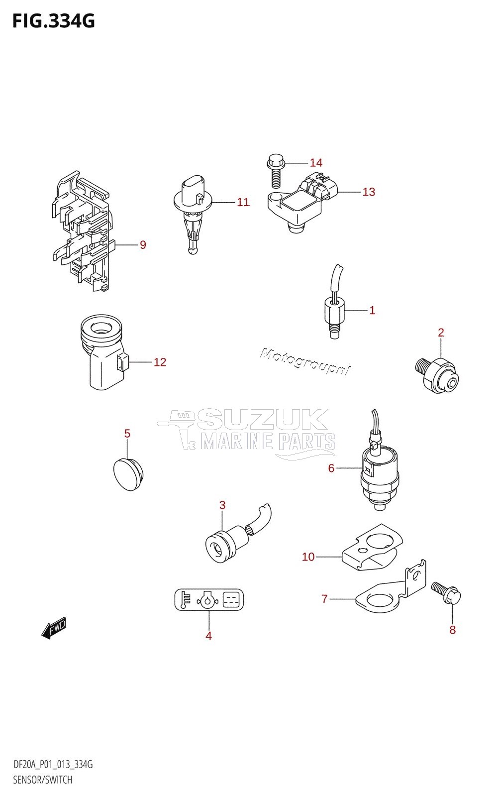 SENSOR /​ SWITCH (DF20AR:P01)