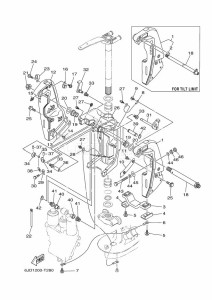 FL300BETX drawing FRONT-FAIRING-BRACKET