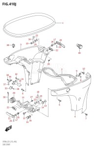 08002F-510001 (2005) 80hp E40 E01- (DF80A) DF80A drawing SIDE COVER (DF90ATH:E01)