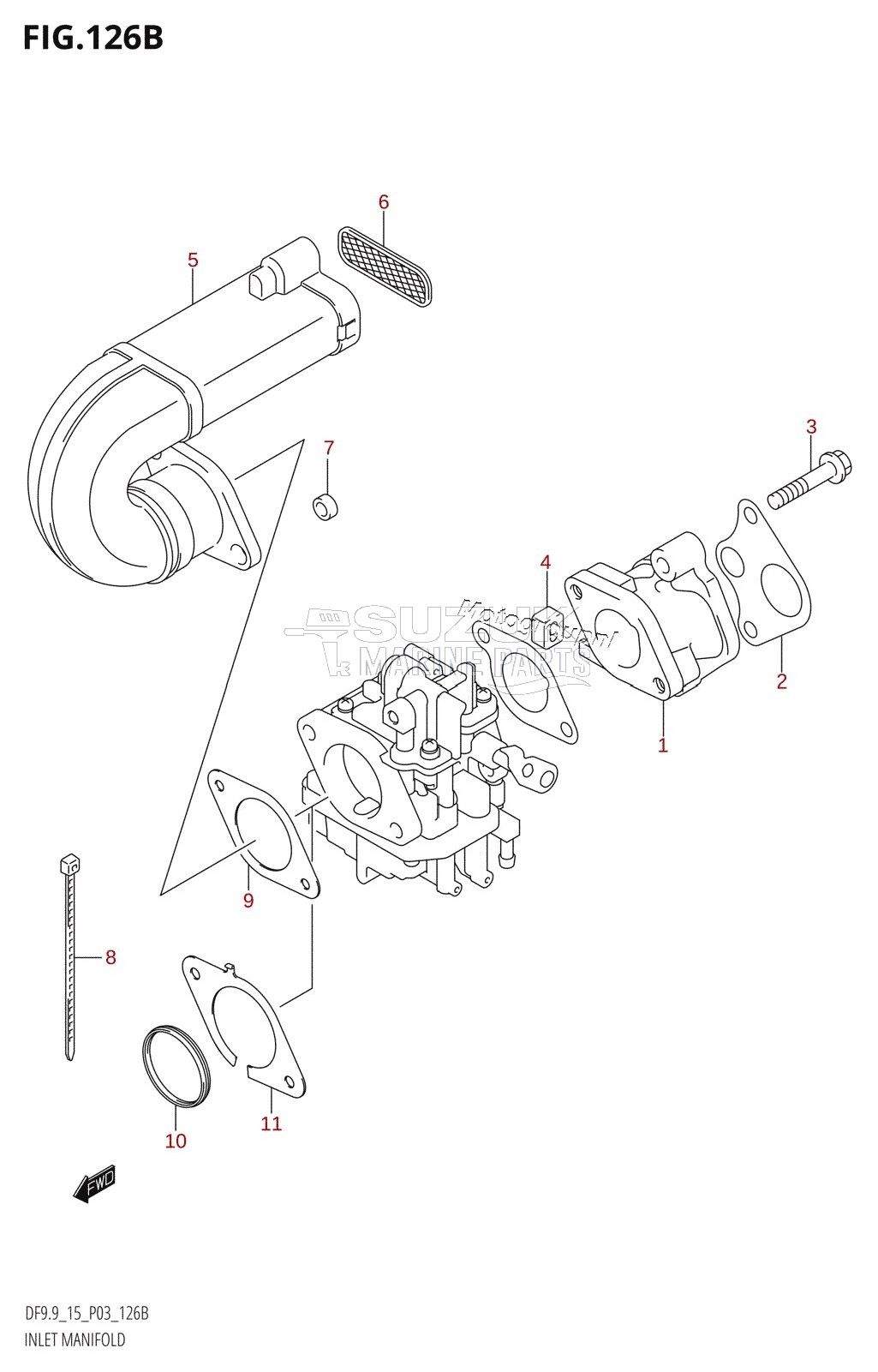 INLET MANIFOLD (K5,K6,K7,K8,K9,K10,011)