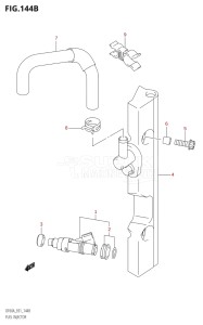 05003F-110001 (2011) 50hp E01-Gen. Export 1 (DF50AT  DF50ATH) DF50A drawing FUEL INJECTOR (DF40AQH,DF40AT,DF50AT,DF50ATH)