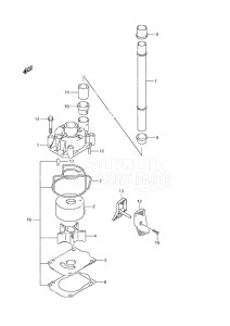 Outboard DF 225 drawing Water Pump