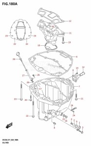 DF250T From 25003F-440001 (E11 - E40 E03)  2024 drawing OIL PAN (E01,E03,E11,E40)