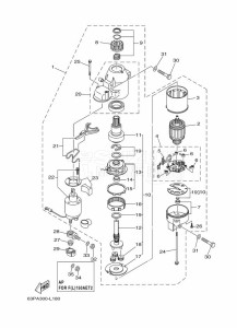 FL150AET2X drawing STARTER-MOTOR