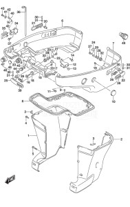 Outboard DF 250 drawing Side Cover