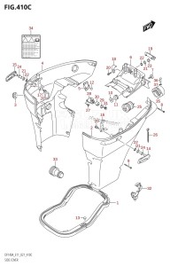 DF115AST From 11504F-140001 (E03)  2021 drawing SIDE COVER (DF115AT,DF115AZ,DF140AT,DF140AZ)