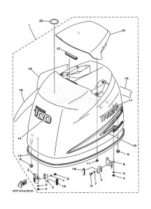 F100BETX drawing FAIRING-UPPER