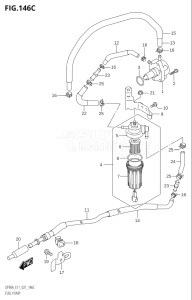 07003F-140001 (2021) 70hp E11 E40-Gen. Export 1-and 2 (DF70AT  DF70AT   DF70ATH  DF70ATH   DF70ATH) DF70A drawing FUEL PUMP (021)