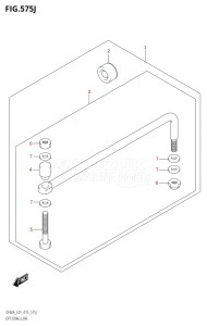 05003F-510001 (2005) 50hp E01-Gen. Export 1 (DF50A  DF50ATH) DF50A drawing OPT:DRAG LINK (DF60AVTH:E01)