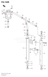 DF115T From 11502F-210001 (E01 E40)  2012 drawing FUEL INJECTOR (DF100T:E40)