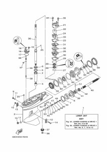 E60HMHD drawing PROPELLER-HOUSING-AND-TRANSMISSION-1