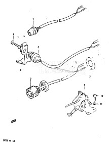 DT25 From 02503-507355 ()  1985 drawing ELECTRICAL (ELECTRIC STARTER)