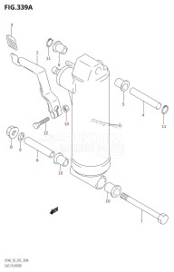 DF40 From 04001F-880001 (E03)  2008 drawing GAS CYLINDER ((DF40QH,DF50QH):(X,Y))