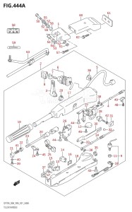 07003F-010001 (2010) 70hp E01 E40-Gen. Export 1 - Costa Rica (DF70ATHK10  DF70ATK10  DF70AWTHK10  DF70AWTK10) DF70A drawing TILLER HANDLE (DF70ATH,DF70AWTH,DF90ATH,DF90AWTH)