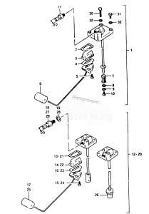 DT20 From 2001-001001 ()  1986 drawing FUEL GAUGE