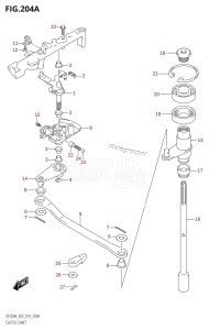 DF200AZ From 20003Z-910001 (E03)  2019 drawing CLUTCH SHAFT (DF200AT,DF200AST,DF175AT,DF150AT)