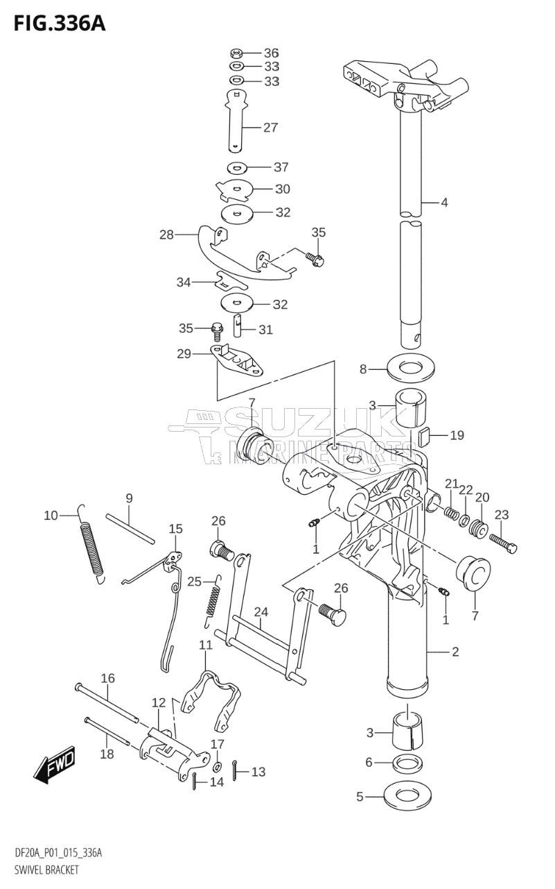 SWIVEL BRACKET (DF9.9B:P01)