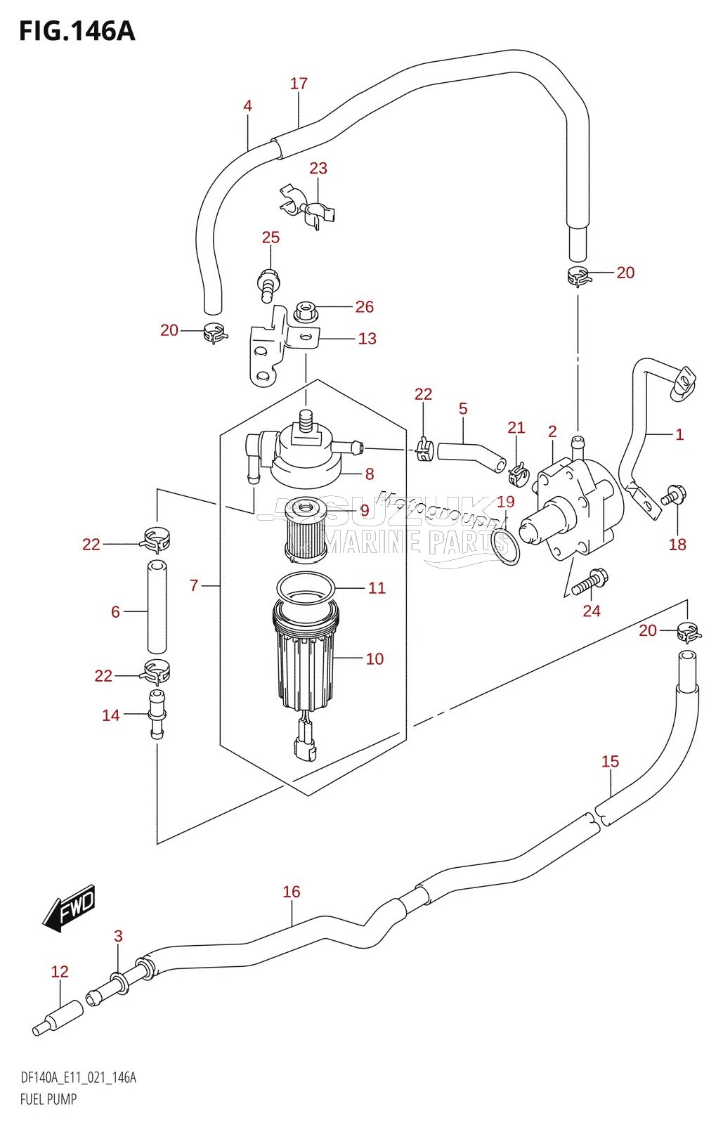 FUEL PUMP (E01,E03,E11)