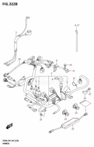 DF20A From 02002F-910001 (P01 P40)  2019 drawing HARNESS (DF9.9BR,DF15AR,DF20AR)