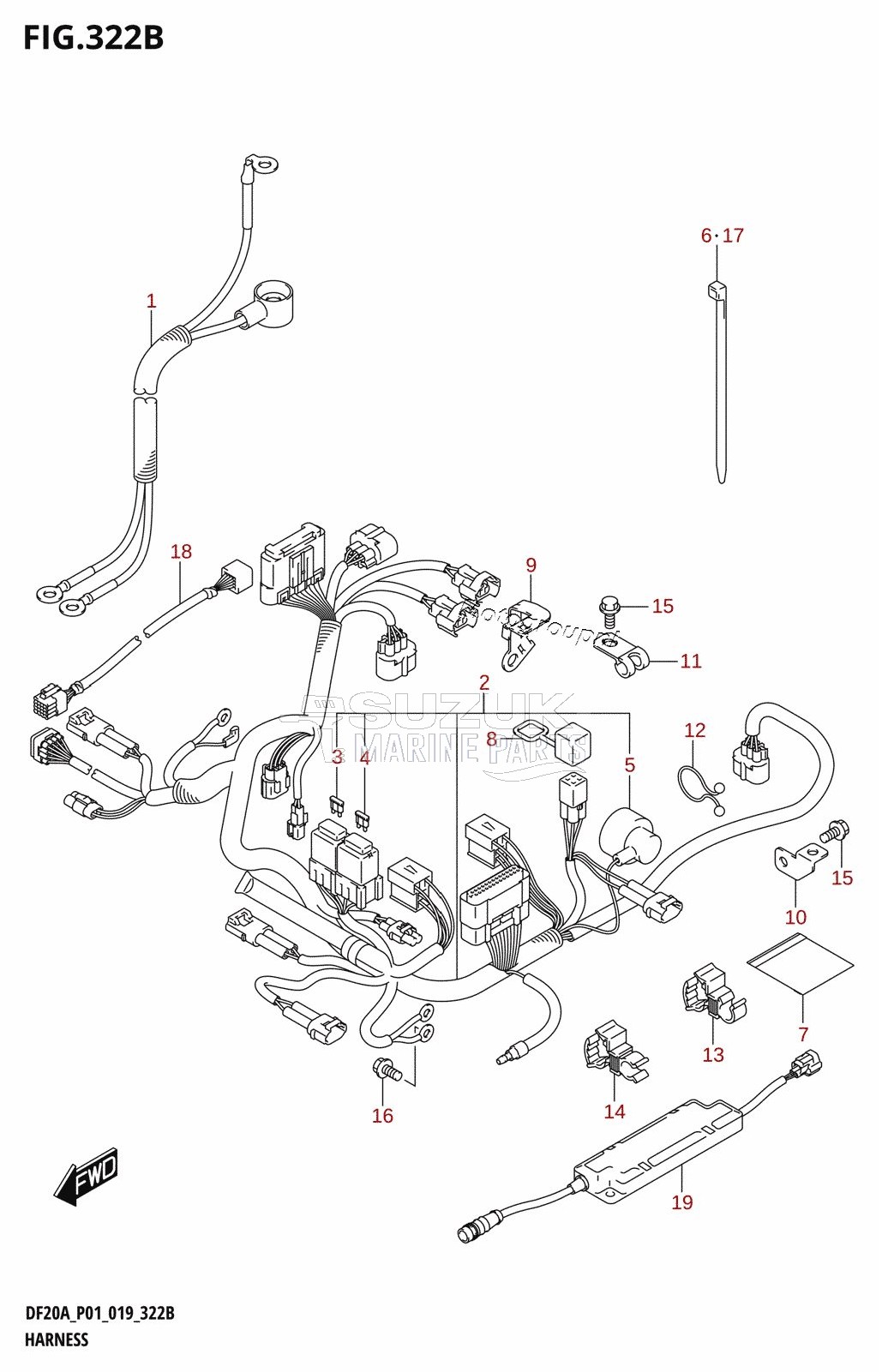 HARNESS (DF9.9BR,DF15AR,DF20AR)