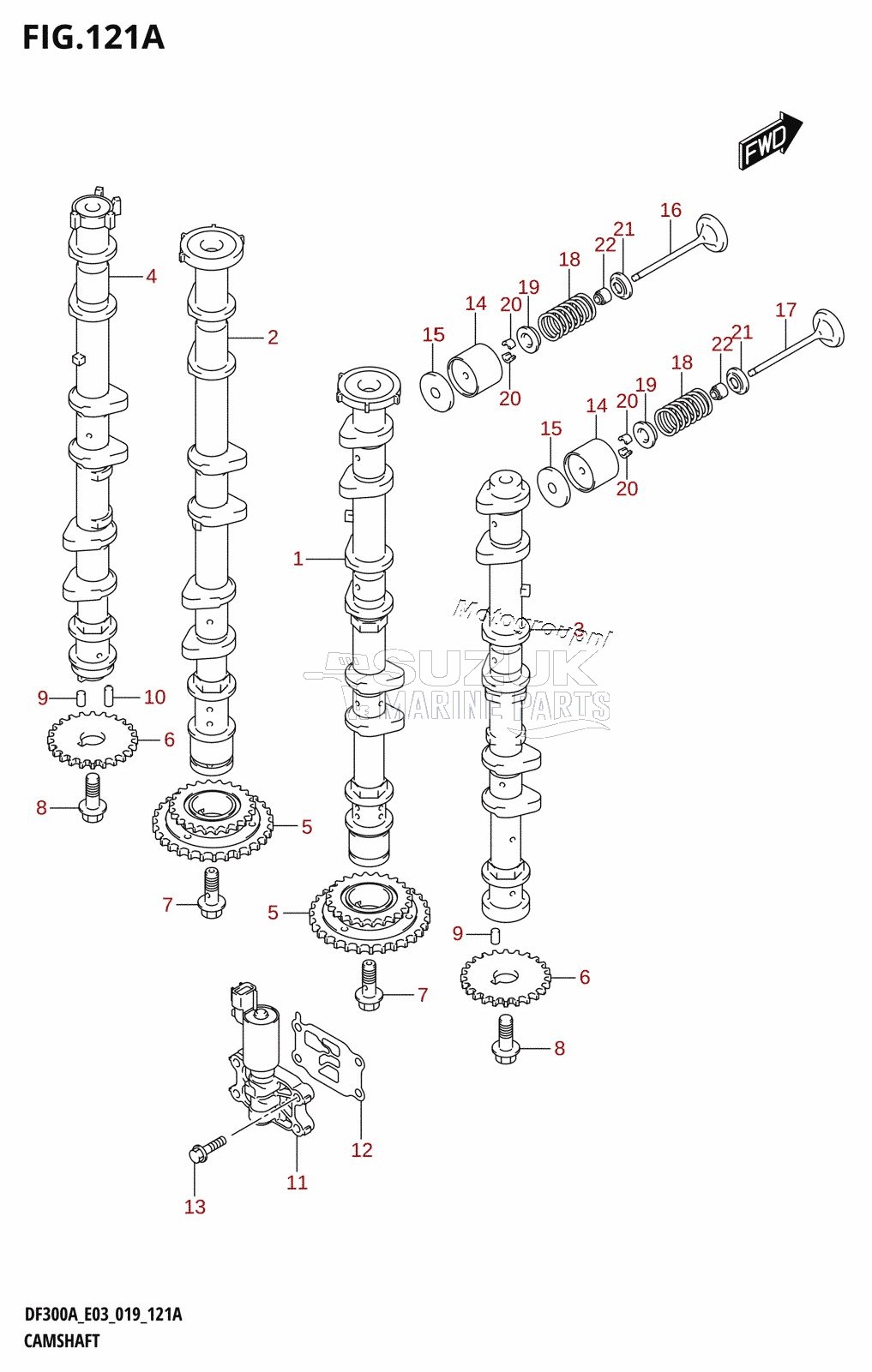 CAMSHAFT (DF300A)