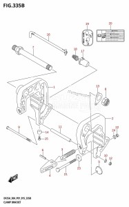 DF25A From 02504F-510001 (P01)  2015 drawing CLAMP BRACKET (DF25AR:P01)