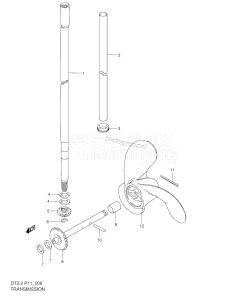 DT2.2 From 00222-251001 ()  2002 drawing TRANSMISSION