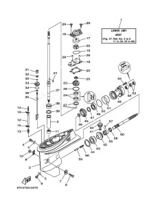 F40BMHDS drawing LOWER-CASING-x-DRIVE-1