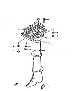 DT3.5 From 0351-200000 ()  1982 drawing DRIVE SHAFT HOUSING