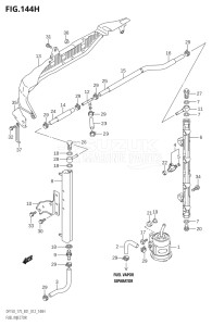 15002Z-210001 (2012) 150hp E01 E40-Gen. Export 1 - Costa Rica (DF150Z) DF150Z drawing FUEL INJECTOR (DF175Z:E40)