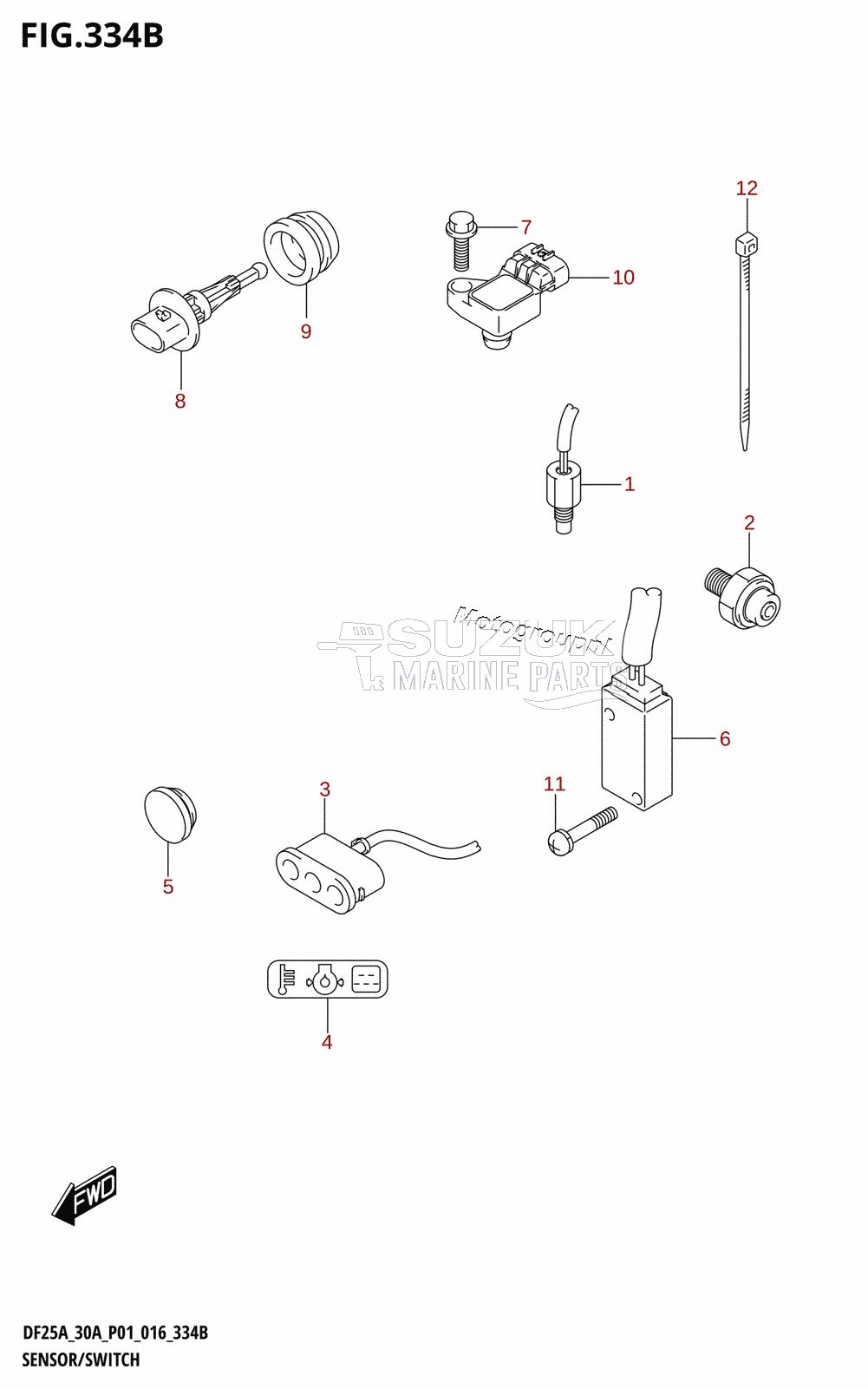 SENSOR /​ SWITCH (DF25AR:P01)