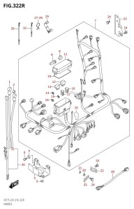 DF150 From 15002F-410001 (E01 E40)  2014 drawing HARNESS (DF175ZG:E01)