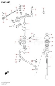 DF175ZG From 17502Z-410001 (E01 E40)  2014 drawing CLUTCH SHAFT (DF150TG:E01)