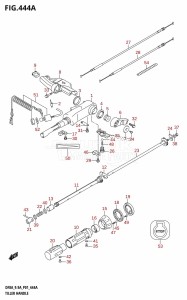 DF9.9A From 00994F-410001 (P01)  2014 drawing TILLER HANDLE (DF8A,DF9.9A)