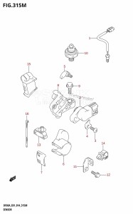 DF40A From 04003F-410001 (E01)  2014 drawing SENSOR (DF60ATH:E40)