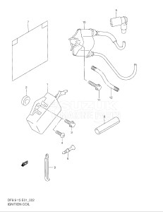 01501F-971001- (1999) 15hp - (DF15(A,R,AR)S X) DF15(A,R,A)S X drawing IGNITION COIL