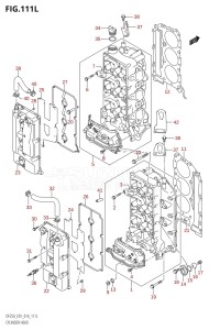 DF200 From 20002F-410001 (E01 E40)  2014 drawing CYLINDER HEAD (DF250Z:E01)