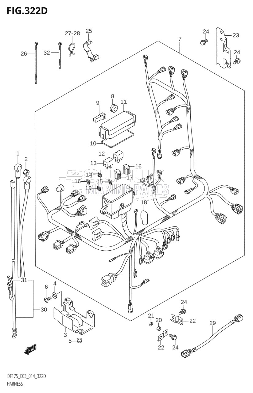 HARNESS (DF150ZG:E03)